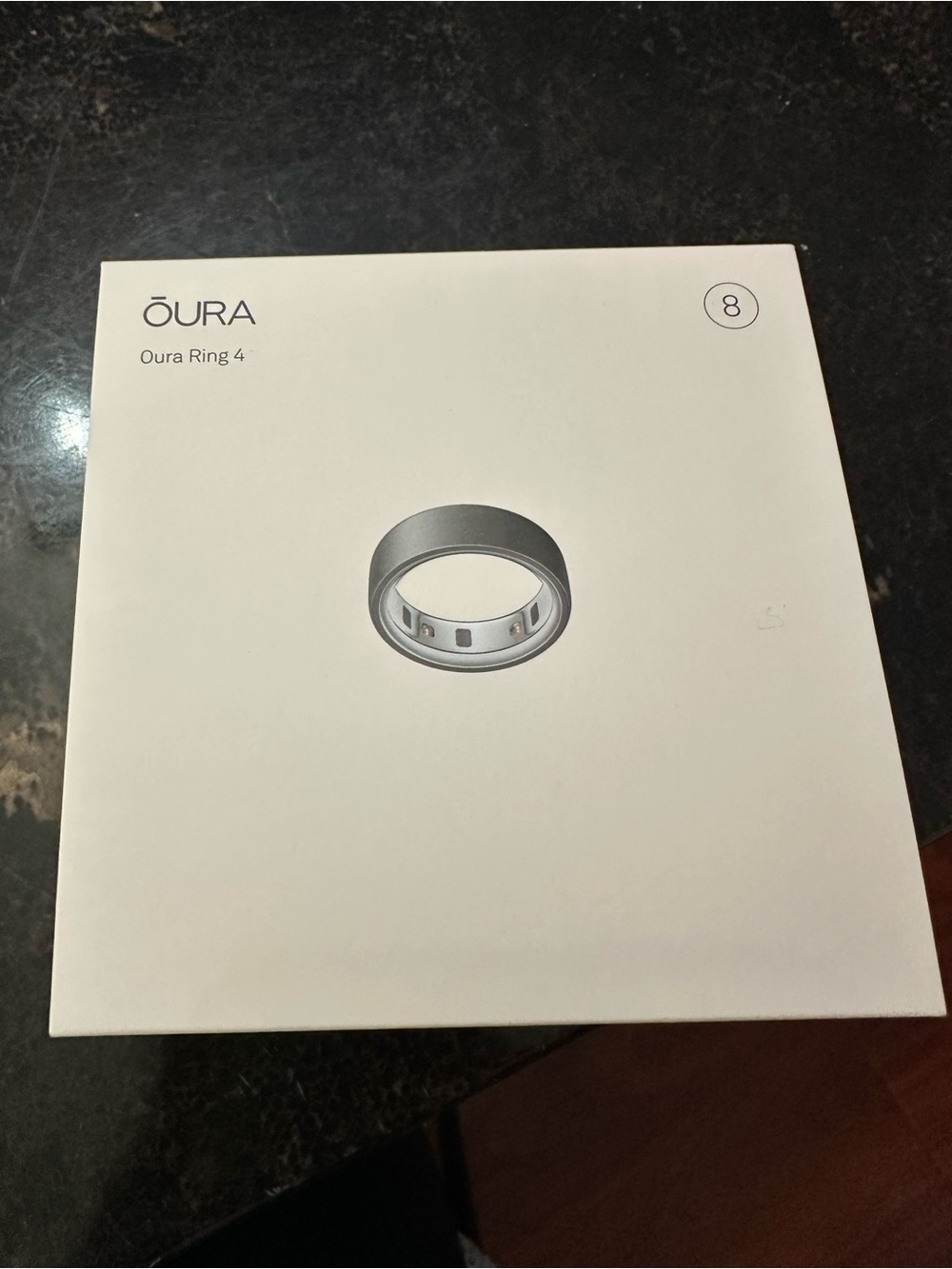 Oura Ring 4 Smart Ring (Size 8) Stealth